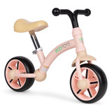 Balansna bicikla za djecu, EVA kotači, podesiva sjedala, roza, ECOTOYS