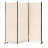 Preklapajući trodelni vrtni i sobni paravan 167x164 cm bež MultiGarden
