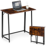 Sklopivi Računalni Stol 80x45 cm Laptop Tablica Loft Stil ModernHome