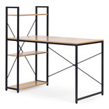 Školski računarski stol 120x60 cm sa policama Loft stil ModernHome