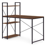 Školski Radni Stol 120x60 cm sa Policom Loft Stil ModernHome