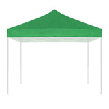 Krov za vrtnu paviljon šator 3x3 m 420D PVC zeleni MultiGarden
