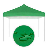 Krov za vrtnu paviljon šator 3x3 m 420D PVC zeleni MultiGarden