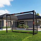 Fudbalska vrata sa mrežom 240x160x85 cm, MOVEPRO