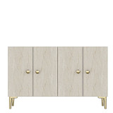 Konzola Simple 120 - Bijela, Travertin