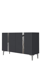 Konzola Anka 120 - Antracit, Srebrna