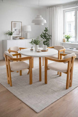 Set blagovaonskog stola i stolica (5 komada) Boemski leptir skandinavski 5