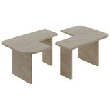 Set stolića za kavu Iris - Travertin