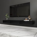 TV stalak Avalon - drveno crni