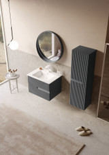 Dekorativno drveno ogledalo Moonlight 75 v2 - 511