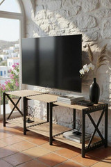 TV stalak TV jedinica - crna