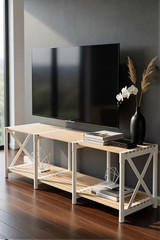 TV stalak TV komoda - bijela