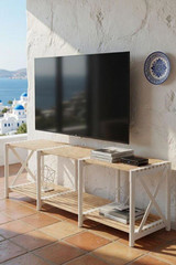 TV stalak TV komoda - bijela