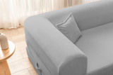 Kutna sofa na razvlačenje Legom Eco - Svijetlosiva