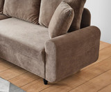 Kutna sofa Flavia - Smeđa