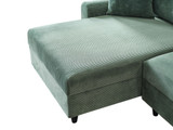 Kutna sofa Flavia - Zelena