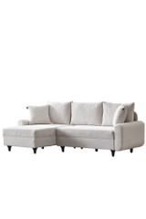 Kutna sofa Flavia - Prljavobijela