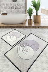 Set prostirki za kupaonicu (2 komada) Katt
