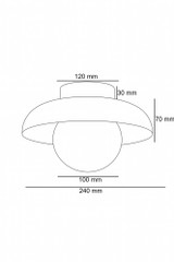 Zidna lampa Hand-T - orah