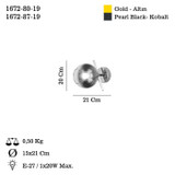 Zidna lampa Bena - 80-19