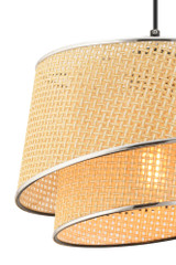 Luster Barette Hazeran - Camel, srebrni