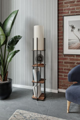 Podna lampa Quatro - orah