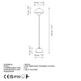 Podna lampa Eylul - 15682 - E