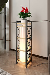 Podna lampa Climber - crna