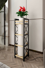 Podna lampa Climber - crna