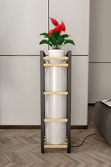 Podna lampa Climber - crna