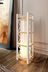 Podna lampa Climber - bijela