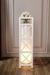Podna lampa Climber - bijela