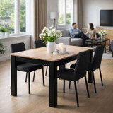 Pravougaoni trpezarijski stol za 4 osobe 120 × 80 cm ModernHome – sonoma hrast