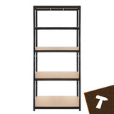 Stalak za odlaganje - crni 220x100x45 Bigstreen