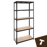 Stalak za odlaganje - crni 220x100x45 Bigstreen