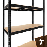 Stalak za odlaganje - crni 220x100x45 Bigstreen