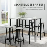 Barski set 2 stola i 4 barske stolice