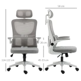 Ergonomska uredska stolica s podesivim naslonom za glavu