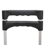 Sklopiva aluminijska ručna kolica za teret, nosivost 70 kg, crna