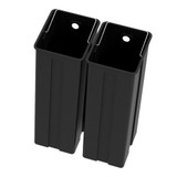 Kanta za otpad s pedalom i 2 pretinca od 20 l, srebrna