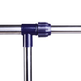 Stalak za odjeću na točkićima, podesiv 86–160 × 45 × 95–170 cm, srebrni