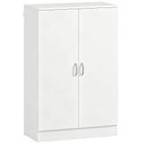 Ormar za cipele s 2 vrata i 6 polica 70 × 35 × 108 cm, bijeli