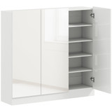 Ormar za cipele s 5 nivoa za 30 pari 106,4 × 34 × 108,5 cm, bijeli