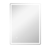 LED ogledalo za kupatilo protiv zamagljivanja 80 × 60 cm, srebrna