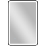 LED ogledalo za kupatilo 60 × 90 cm, 3 boje svjetla, crno