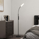 Podna LED lampa s 5 načina rada i podesivom svjetlinom, crna