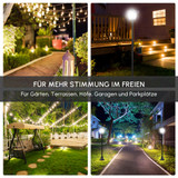 Solarna vrtna lampa u obliku lanterne, LED 30 lumena, crna