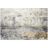 Tepih 300 × 200 cm, sivi, perivi, s apstraktnim uzorkom