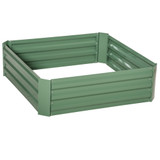Povišena gredica, set od 2 komada, 100 × 100 × 30 cm, zelena