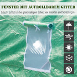 Plastenik s folijom 445 × 200 × 200 cm, zeleni